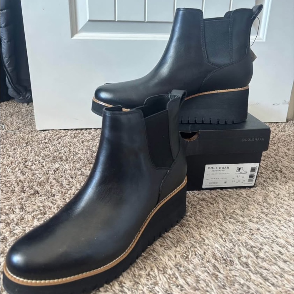 Cole Haan City Wedge Booties